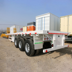 Semirremolque de Transporte de Contenedores de Plataforma de 2/3/4 Ejes, 20 pies/40 pies/45 pies - Product Image 1