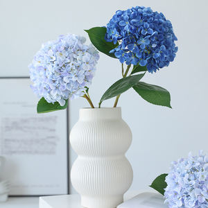 الأكثر مبيعًا كوبية صناعية كبيرة قماش حرير واحد وردي وأزرق تصميم عصري لديكور ترتيب المنزل لحفلات الزفاف - Product Image 3