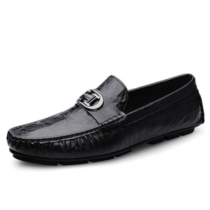 Mocasines de Cuero <span class=keywords><strong>para</strong></span> <span class=keywords><strong>Hombre</strong></span> al por Mayor, Clásicos, de Color Sólido, Sin Cordones, <span class=keywords><strong>para</strong></span> Oficina, Trabajo, Casual de Negocios - Product Image 1
