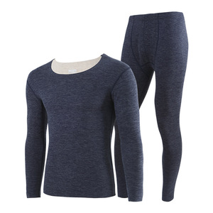 Nuovo Completo Intimo Termico in Cashmere e Seta 2024, Maglia e Pantaloni Senza Cuciture in <span class=keywords><strong>Velluto</strong></span> AB per Uomo e Donna - Product Image 6