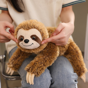 Lindo Peluche de Perezoso de Peluche Largo, Muñeco de Peluche Relleno de Algodón PP, Venta al por Mayor, Regalo de Cumpleaños para Niñas, Almohada de Muñeca Transfronteriza - Product Image 2