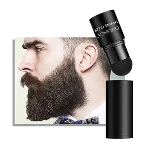 Beard Filler Beard Hair Filler Powder Stamp Waterproof Mustache Repair Enhancer Shaping Stamp Beard Pen for Men Hair Products