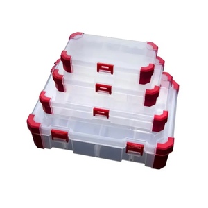 OEM ODM di chuyển phân vùng giải quyết trường hợp vít nhựa Organizer <span class=keywords><strong>Box</strong></span> với ngăn - Product Image 1