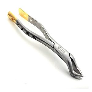 Ensemble de forceps d'extraction dentaire 5 pièces à mâchoires dentelées pour l'extraction des molaires supérieures et inférieures, instruments chirurgicaux manuels - Product Image 5