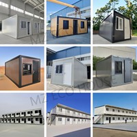 Maison conteneur détachable de 20 pieds, préfabriquée en kit, modulaire, écologique, design moderne, bureau/hôtel/villa, montage facile, faible coût