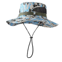 Casquettes de sport unisexes respirantes tactiques pour la chasse, la randonnée, la pêche, l'escalade, imprimées camouflage, imperméables, chapeau boonie