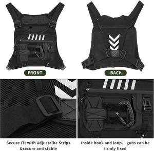 Échantillon gratuit Sac tactique de grande taille pour homme Sac de poitrine EDC Sac à dos Molle Camping Randonnée Sport Sac bandoulière - Product Image 4