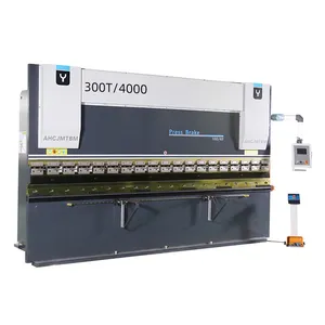 High accuracy custom 300 ton cnc hydraulic press brake horizontal stainless steel bending machine