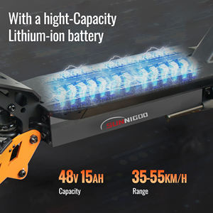 Meilleure vente Scooter électrique unisexe 45 km/h 800W 35-55KM portée maximale pliable 130KG charge maximale NFC Scooters pour adultes - Product Image 4