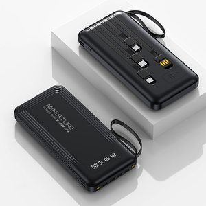Batería Externa Delgada <span class=keywords><strong>de</strong></span> 10000mAh con 4 Cables Integrados y Soporte para Teléfono, Cargador Portátil <span class=keywords><strong>de</strong></span> 22.5W, Powerbank <span class=keywords><strong>de</strong></span> 10000mAh - Product Image 6