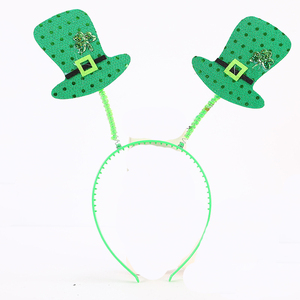 Clover Festival Diadema Accesorio <span class=keywords><strong>de</strong></span> tela Regalo para la escuela <span class=keywords><strong>de</strong></span> graduación Fiesta del día <span class=keywords><strong>de</strong></span> <span class=keywords><strong>San</strong></span> <span class=keywords><strong>Patricio</strong></span> Accesorios del Día Nacional irlandés - Product Image 5