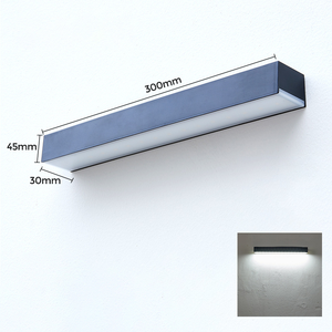 Luz de cartelera solar 16led Blanco/lámpara de jardín de pared cálida impermeable IP65 para letrero de placa de puerta - Product Image 5