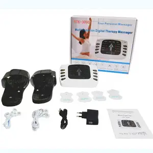 Puls Relaxatie Digitale Meridiaan Fysiotherapie Elektrische Massage Machine Met Kussen Slippers