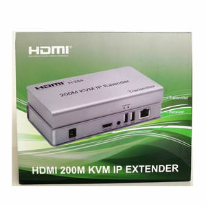 Prix de gros USB <span class=keywords><strong>HDMI</strong></span> H.264 200M KVM IP Extender sur <span class=keywords><strong>RJ45</strong></span> Lan <span class=keywords><strong>Ethernet</strong></span> Réseau Cat5e Cat6 Câble - Product Image 4