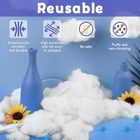 Remplissage en fibre de 1500g pour l'artisanat, remplissage en fibre de polyester, fibre de remplissage de résilience pour oreiller de rembourrage et maison