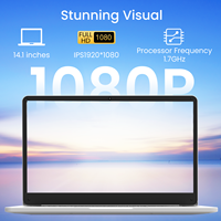 Ordinateur portable professionnel de haute qualité, nouveau, 14,1 pouces, Intel N95, processeur quadricœur 1,7 GHz, SSD 1 To, écran FHD 1080p IPS, graphismes UHD anglais, Windows 11