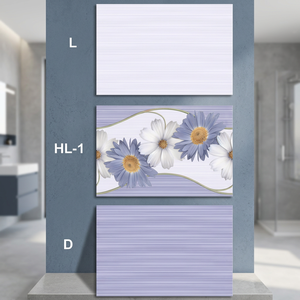 Azulejos de Pared de Cerámica con Diseño Asiático Antideslizantes, 200x300mm, Acabado Brillante, para Baño, Cocina y Exteriores, 12x8, 20x30 - Product Image 1