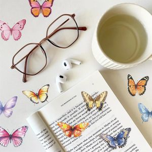 Miếng dán hình bướm trong suốt dễ thương Trang trí hình bướm đầy màu sắc Ốp điện thoại Miếng dán chống nước dành cho thanh thiếu niên - Product Image 2