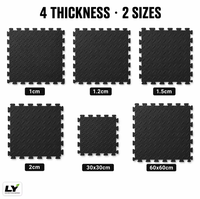 Tapis de sol en mousse EVA emboîtable antidérapant, tuiles puzzle 60x60cm pour salle de sport, maison, jeux d'enfants, yoga, fitness, exercices