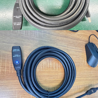 Câble d'extension USB 3.0 actif Utech 5M-30M (mâle vers femelle) avec blindage tressé, gaine en PVC, auto-alimenté, Plug & Play pour PS4/imprimantes