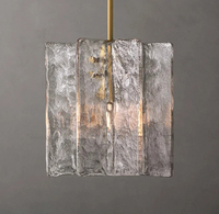 Lampes suspendues de plafond de style moderne de luxe de taille moyenne pour le bureau et la maison, pour hôtel, salon et chambre à coucher, luminaire suspendu pour îlot