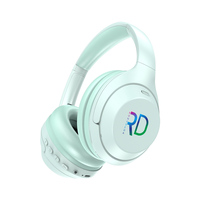Nouveau casque sans fil C-2235R Bluetooth avec éclairage RGB, écouteurs supra-auriculaires pliables, carte TWS pour DJ, sport, audiophile