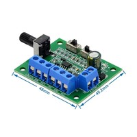 Carte de contrôle de vitesse PWM pour moteur CC sans balais avec module de commande de vitesse CC 8-24V pour applications