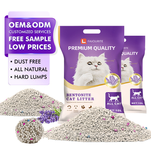 OEM Manufacturers Strong Clumping Easy Clean 100% Natural Sodium Clay Kitty <b>Litter</b> Dust Free Premium Bentonite Sand - Product Image 1