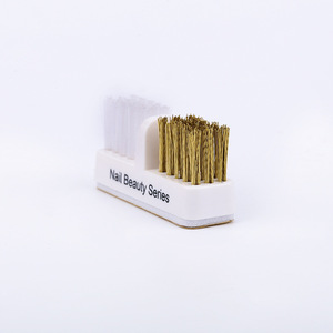 <b>Nail</b> Beauty Series Copper Wire Brush Flat Bristle For <b>Nail</b> Polishing Cleaning Head - Product Image 1