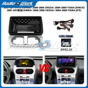 ตรงจากโรงงาน & รองรับหลายรุ่น - กรอบวิทยุติดรถยนต์สีดำขนาด 9 นิ้ว สำหรับ <span class=keywords><strong>Opel</strong></span> Combo/<span class=keywords><strong>Corsa</strong></span>/Tigra - Product Image 2