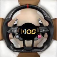 Volants en fibre de carbone pour Volkswagen VW Golf 7 MK7 Golf7.5 ID5 ID6 ID7 GTI GTR Accessoires de volant personnalisés