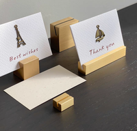 Porte-cartes en laiton de haute qualité, support de plaque nominative en métal poli pour table, décoration de bureau d'hôtel et de bureau