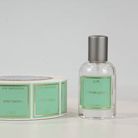 Étiquette personnalisée pour bouteille, autocollant adhésif imprimé, logo de marque de parfum, étiquette de bouteille de cosmétique
