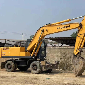 รถขุดไฮดรอลิกมือสอง Hyundai 210W-7 ราคาถูก สภาพ 95% น้ำหนัก 21 ตัน เครื่องจักรก่อสร้างมือสอง พร้อมเครื่องยนต์ แกนเกียร์ ปั๊ม PLC - Product Image 4