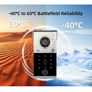 10.1 "tuya 1080p Video hệ thống <span class=keywords><strong>intercom</strong></span> <span class=keywords><strong>Wifi</strong></span> cửa có dây điện thoại thông minh tuya App video chuông cửa với vân tay ghi âm cho biệt thự - Product Image 6