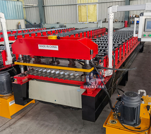 2025 tuile en métal <span class=keywords><strong>ardoise</strong></span> de toit ondulé faisant la machine petit pain ondulé trapézoïdal de feuille de toit d'Ibr formant des <span class=keywords><strong>prix</strong></span> de machine - Product Image 4