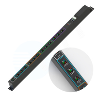 Nouveau S21 T21 PDU Rack Mount 3 Phase PA33 PA34 avec 125A Breaker protector Power Distribution Unit Socket Data Center