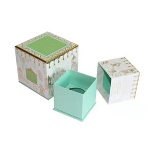 Grosir kotak kemasan kertas tabung lilin kosong dengan tutup untuk wadah kemasan stoples lilin hadiah - Product Image 5