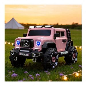 Auto Eléctrico para Niños, Quad con Motor 390, Gran Tracción, Luz LED Ambiental, Cabina Espaciosa, Reproductor de Música MP3, PVC Seguro - Product Image 1