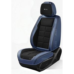 Coussin de siège de voiture en cuir de luxe, ensemble complet, toutes saisons, universel, pour Highlander, CROWN, Rav 4, Harrier, Sienna - Product Image 2