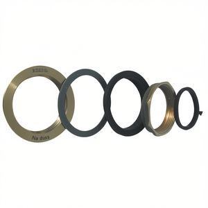 Kit de serrage de tuyau d'échappement pour batterie avec anneaux en métal et en caoutchouc de différentes tailles - Product Image 3