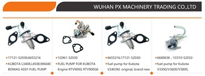 ปั๊มน้ำมันดีเซล 6655216 17121-52030 สำหรับรถแทรกเตอร์ Kubota <span class=keywords><strong>L3408</strong></span> L4508 M6040 อะไหล่รถยนต์ - Product Image 4