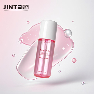 Flaconi <span class=keywords><strong>Spray</strong></span> Lusso Popolari in Plastica da 60ml 100ml 150ml <span class=keywords><strong>per</strong></span> Corpo e Capelli, Trasparenti Rosa in PETG PET con Tappo e <span class=keywords><strong>Fondo</strong></span> Rotondi - Product Image 3