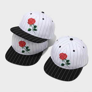 Cappello Snapback di Alta Qualità a 6 Pannelli con Patch Ricamata, Visiera Piatta Bicolore, Stile Hip Hop e <span class=keywords><strong>Basket</strong></span> - Product Image 1