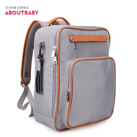 Sac à dos double épaule multifonctionnel style professionnel coque rigide pour extérieur, sac à langer tendance modèle 002