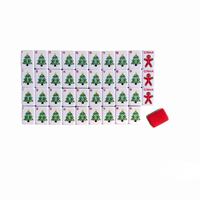Set Mahjong Akrilik Gaya Amerika 160 Buah Warna Merah Natal Premium yang Dapat Disesuaikan, Tahan Lama, Ramah Lingkungan, dan Portabel
