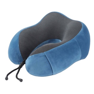 หมอนรองคอสำหรับเดินทางพร้อมโลโก้สั่งทำ - โฟมเมมโมรี่เพื่อความสบายสำหรับเครื่องบิน รถยนต์ บ้าน และการนอนหลับอย่างพักผ่อน - Product Image 2