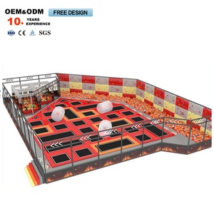 Large Indoor <b>Trampoline</b> for Sale, Amusement Park Jump Park - Product Image 1