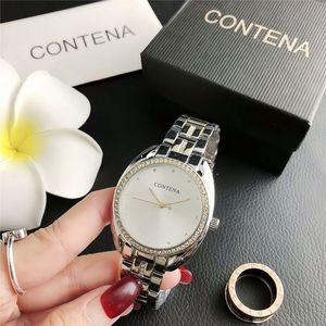 Fabricante de relojes produce relojes impermeables para mujer en oro rosa. Fábrica personaliza relojes de pulsera para mujer con correa de acero inoxidable. - Product Image 3