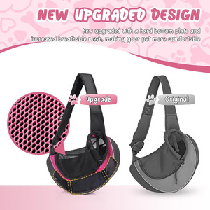 Free sample Large Pet <b>Dog</b> Mesh Sling Harnesses <b>Carry</b> Backpack Carrier Travel Tote Should <b>Bag</b> - Product Image 3